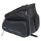 Basil Move - Bagagedragertas MIK - 10-26 Liter - Gerecycled materiaal - Zwart - Waterafstotend - Reflectiedetails