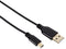 Hama 0.75m - USB 2.0 Mini-B naar USB 2.0 A - Zwart