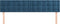 vidaXL - Hoofdborden - 2 - st - 80x5x78/88 - cm - fluweel - donkerblauw