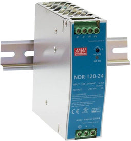 Mean Well NDR-120-24 - DIN-rail netvoeding 24 V/DC 5 A 120 W