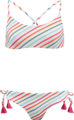 Airlie Top - Cross Back - Sportieve look met gekruiste bandjes - Wit