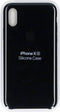 Apple Siliconen Back Cover - iPhone XS - Duurzaam siliconen - Zwart