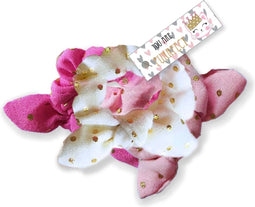 Basic Purrfect Scrunchies 3 Stuks Roze/Wit