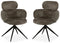 MX Sofa - Porta – Eetkamerstoelen – Taupe – Set van 2