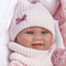 Llorens full body babypop meisje Nica met draagtas en speen 40 cm