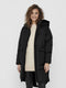 ONLY ONLGABI - Oversized Long Coat - Lange nylon jas met capuchon - Maat L