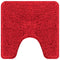vidaXL - Badmat - U-Vorm - Rood - 50x50 - cm - Polypropeen - Antislip