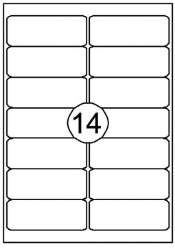 Etiket quantore 99.1x38.1mm 210st | 20 stuks