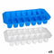 Ijsblokjesvorm Leknes CH19582A Blauw Natuurlijk rubber 11,2 x 22 x 3 cm (12 Stuks)
