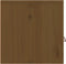 vidaXL - Wandkast - 80x30x30 - cm - massief - grenenhout - honingbruin
