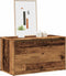vidaXL - Halbankje - 80x40x45 - cm - bewerkt - hout - oud - houtkleurig