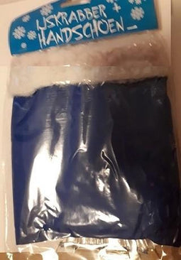 IJskrabber met handschoen blauw