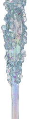 Ijspegel acryl l1b1h18 cm blauw/iris