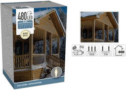 IJspegel Kerstverlichting 480 LEDS - 9,5 Meter - Voor Binnen & Buiten