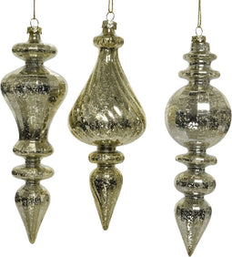 Ijspegel plc d5.90h20.40 cm goud a3 kerst