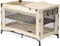 Deryan Luxe Campingbed - Inclusief transporttas en verschoonblad - Bodemverhoger - Cream