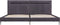 vidaXL - Bedframe - met - LED - stof - grijs - 180x200 - cm