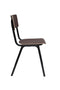 Zuiver Back To School Eetkamerstoel - Matte - Bruin - Set van 4