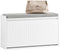 SoBuy FSR98-L-W - Schoenenbank - Opbergbank met Zitkussen - Wit