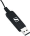 Sennheiser PC 8 USB - Headset - Geluidsisolerende microfoon met in-line volumeregeling - Zwart