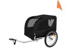 Flamingo Tybalt - Hondenfietskar - Veilig & weerbestendig - Zwart