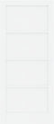 vidaXL - Interne - Deur - 'ORKDAL'Wit - 86x198,5x4 - cm - Massief - Vurenhout