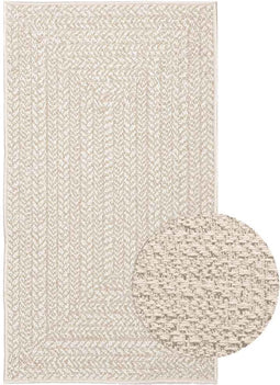 vidaXL - Vloerkleed - ZIZUR - room - binnen - en - buiten - 60x110 - cm - jute - look