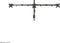Neomounts FPMA-D550D3 - Bureaumount - 3 monitoren tot 27