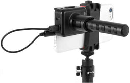 IK Multimedia iRig Mic Video Cameramicrofoon Dasspeld Zendmethode:Kabelgebonden Incl. klem, Incl. kabel USB Kabelgebond