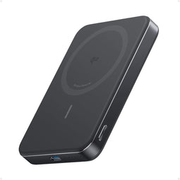 Anker MagGo Slim - Powerbank 10.000mAh - Draadloos opladen 15W - Zwart