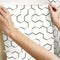 Roommates Peel And Stick Geometric Behang 503 Cm Vinyl Grijs