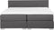 PRESIDENT - Boxspring - Donkergrijs - 160 x 200 cm - Polyester