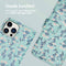 iMoshion Hoesje Geschikt voor iPhone 12 Pro / 12 Hoesje Met Pasjeshouder - iMoshion Design Bookcase smartphone - Blauw / Blue Flowers