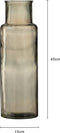 J-Line vaas Cilinder - glas - lichtbruin - medium - 45.00 cm hoog