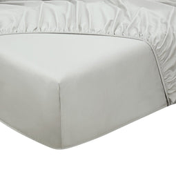 King Hoeslaken - 100% PIMA katoen satijn - 300 TC - 140x200 - licht grijs