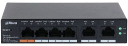Dahua CS4006-4ET-60 - Managed Switch - 2x 1Gbps 4x 100Mbps PoE+ 60W