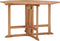 vidaXL - Tuintafel - inklapbaar - 110x110x75 - cm - massief - teakhout
