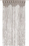 vidaXL - Gordijn - macramé - 140x240 - cm - katoen - taupe