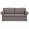 Bank 140cm Taupe Metaal