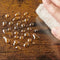 Plantenstandaard - 4 stuks - rustiek bruin - 34x34x71 cm