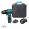 Koma Tools - Boorset 12 V - Hamerboor met accessoires - Blauw Zwart