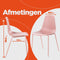 Alterego Feliz - Designer Stoel - Roze Binnen- & Buitenstoel - 52.5x48x88cm