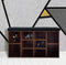 Schoenenkast hal bankje - open schoenenrek - met zitkussen - 103,5 x 35 x 55 cm