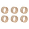 Servetring Home ESPRIT Wit Natuurlijk Bamboe Rotan 5 x 5 x 3 cm