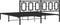 vidaXL - Bedframe - met - hoofdbord - metaal - zwart - 180x200 - cm