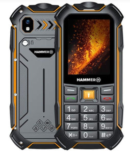 HAMMER Boost 2 - 4G - 2.4" scherm - Oranje Zwart