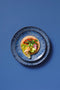 Palmer Bord Lester 27 cm Blauw Zwart Stoneware 2 stuks
