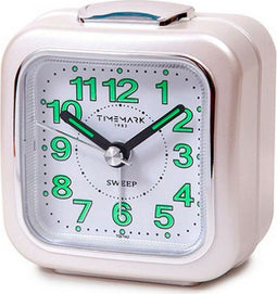 Analoge alarmklok Timemark Wit (7.5 x 8 x 4.5 cm)