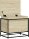 vidaXL - Opbergbox - met - deksel - 60x40x51,5 - cm - bewerkt - hout - sonoma - eiken