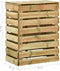 vidaXL - Tuincompostbak - gelat - 80x50x100 - cm - geïmpregneerd - grenenhout